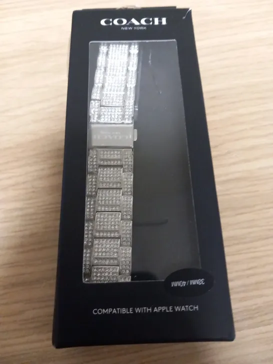 BOXED COACH WATCH STRAP COMPATIBLE WITH APPLE WATCH