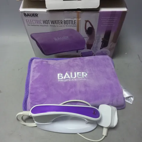 BAUER ELECTRIC HOT WATER BOTTLE PURPLE