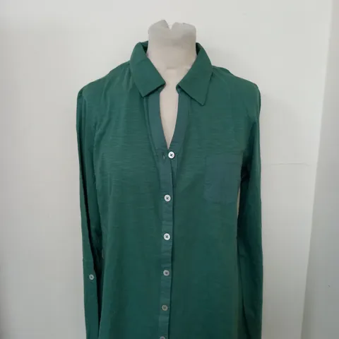 MISTRAL ROLL UP SLEEVE SHIRT IN SMOKE PINE SIZE 12