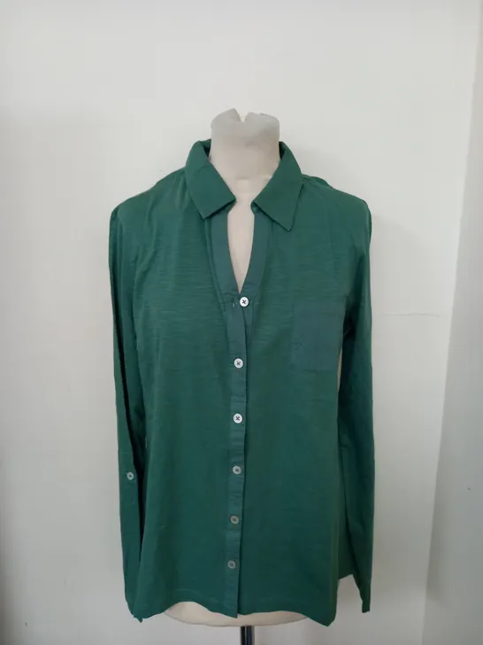MISTRAL ROLL UP SLEEVE SHIRT IN SMOKE PINE SIZE 12