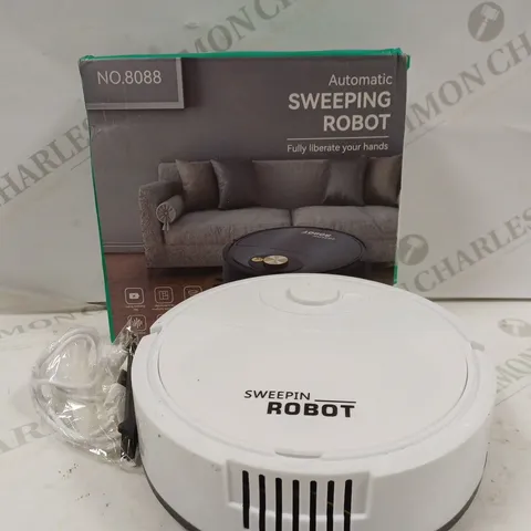 BOXED AUTOMATIC SWEEPING ROBOT - WHITE