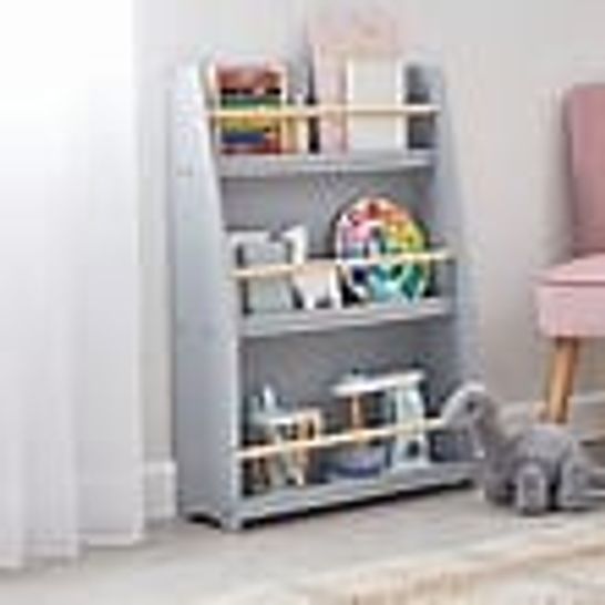 BOXED KIDS GREY BOOKCASE 