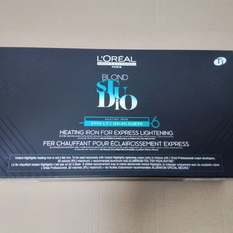 BOXED LOREAL BLOND STUDIO HEATING IRON