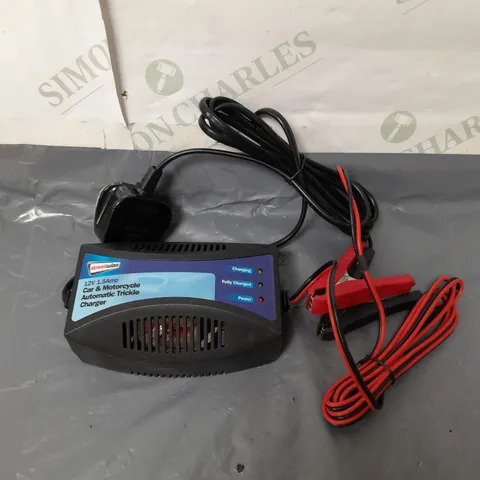 STREETWISE CAR AND MOTORCYCLE AUTOMATIC TRICKLE CHARGER 12V 1.5 AMP