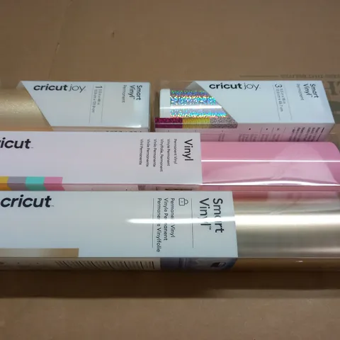 LOT OF 4 CRICUT VINYL ROLLS