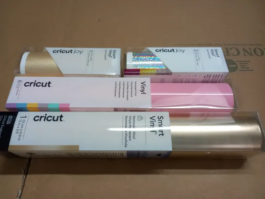 LOT OF 4 CRICUT VINYL ROLLS