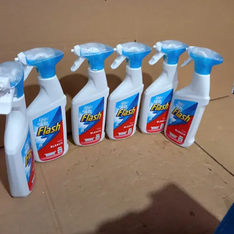 6 ASSORTED FLASH BLEACH/GRIME REMOVERS