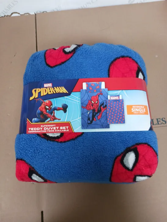 MARVEL SPIDERMAN SUPERSOFT TEDDY DUVET SET 