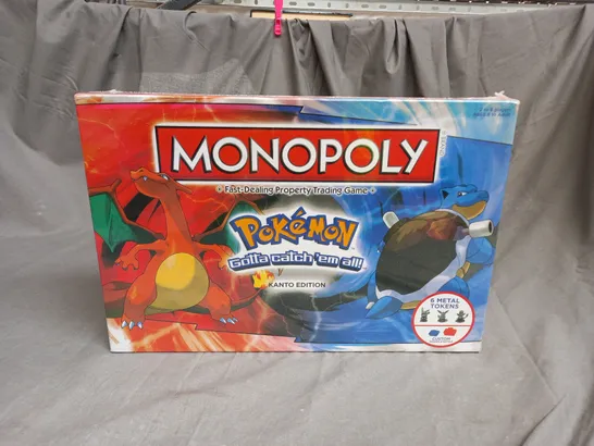 BOXE AND SEALED MONOPOLY BOARD GAME - POKEMON