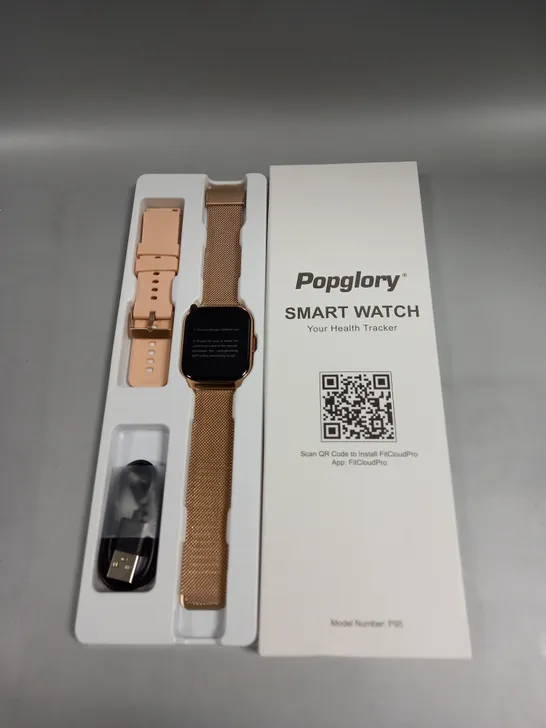 BOXED POPGLORY HEALTH TRACKER SMART WATCH 