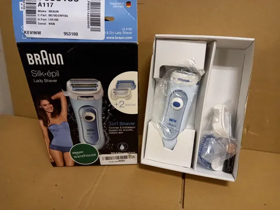 BRAUN SILK LADY SHAVER WET & DRY LS 5160