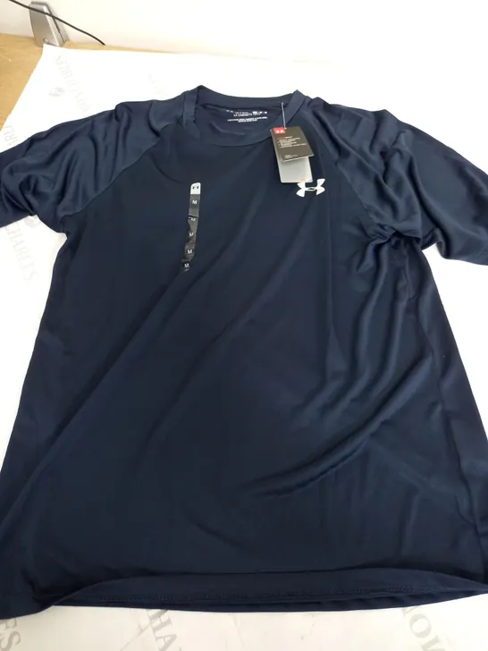 UNDER ARMOUR THE TECH TEE IN NAVY - MEDIUM