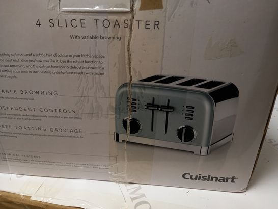 CUISINART STYLE COLLECTION 4 SLOT TOASTER