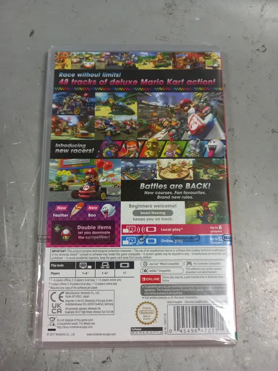 SEALED MARIO KART 8 DELUXE FOR NINTENDO SWITCH 