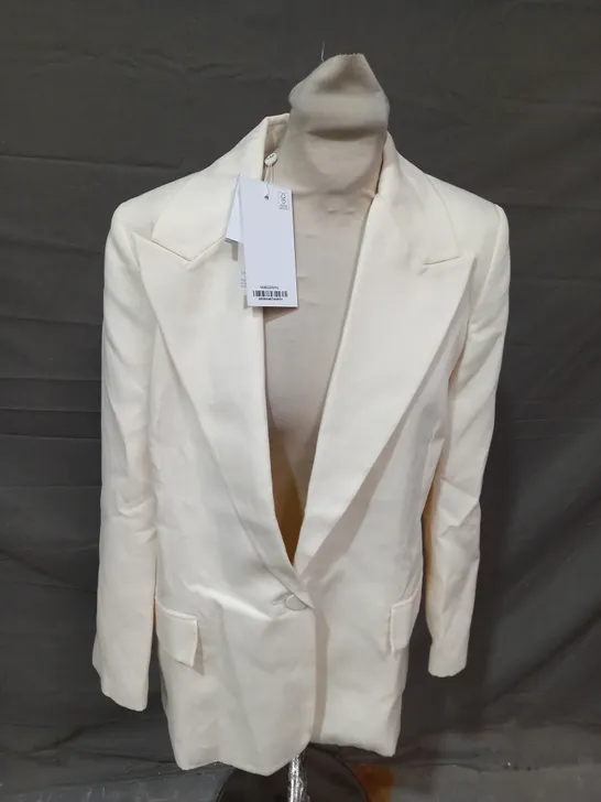 NADINE MERABI CREAM BLAZER - UK 14