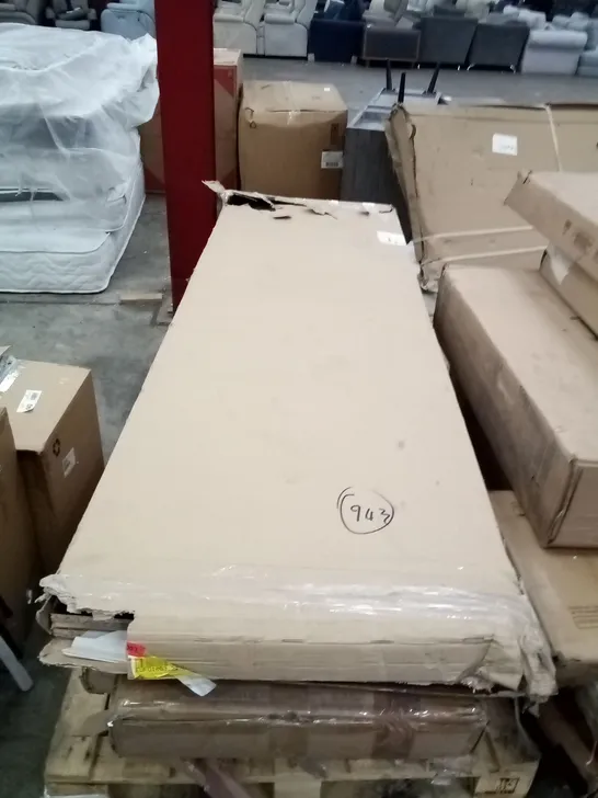 PALLET OF ASSORTED FLATPACK FURNITURE PARTS 