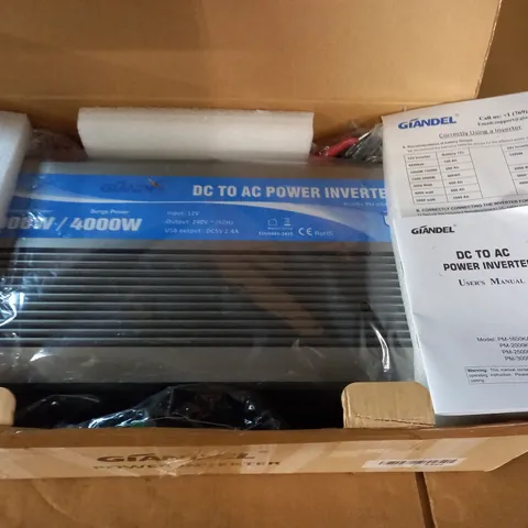 BOXED GIANDEL DC TO AC POWER INVERTER