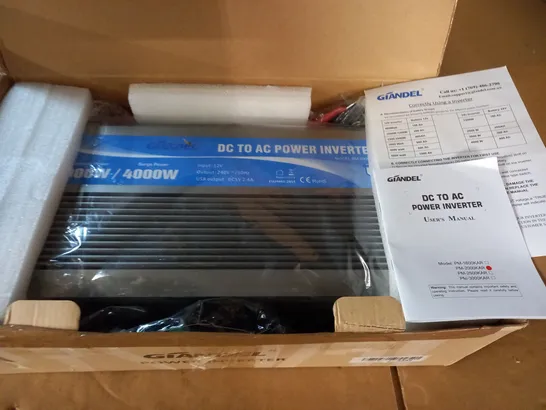 BOXED GIANDEL DC TO AC POWER INVERTER