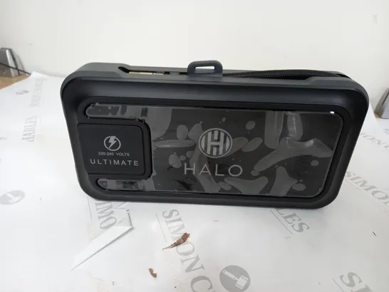 HALO BOLT ULTIMATE POWER BANK W/JUMP STARTER AIR COMPRESSOR & AC OUTLET