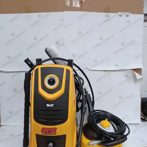 BOXED WOLF SUPER BLASTER PRESSURE WASHER YELLOW 