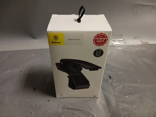 5 BOXED AND SEALED BASEUS MOUTH CAR MOUNT