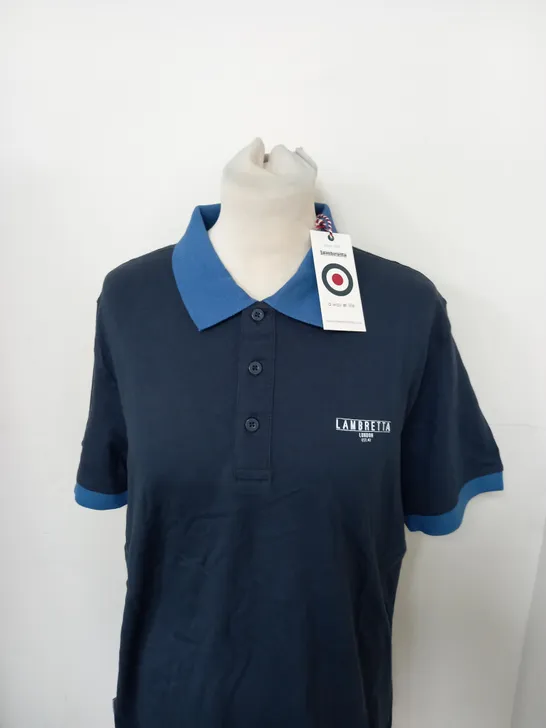 LAMBRETTA ORIGINAL POLO SHIRT SIZE M