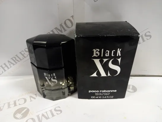 BOXED PACO RABANNE BLACK XS EAU DE TOILETTE 100ML