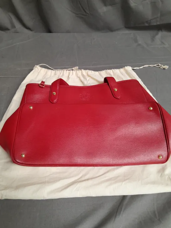 RALPH LAUREN FAUX LEATHER BAG 