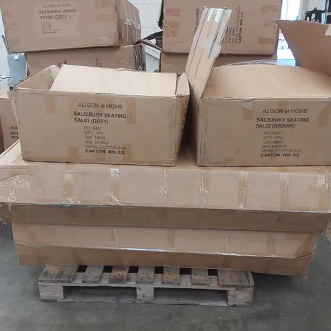 PALLET OF ASSORTED GARDEN AND PATIO FURNITURE INCOMPLETE SETS