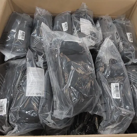 BOX OF APPROXIMATELY 40x CARBON FIBRE LOOK BICYCLE MOUNTED PHONE/STORAGE BAGS