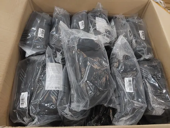 BOX OF APPROXIMATELY 30x CARBON FIBRE LOOK BICYCLE MOUNTED PHONE/STORAGE BAGS