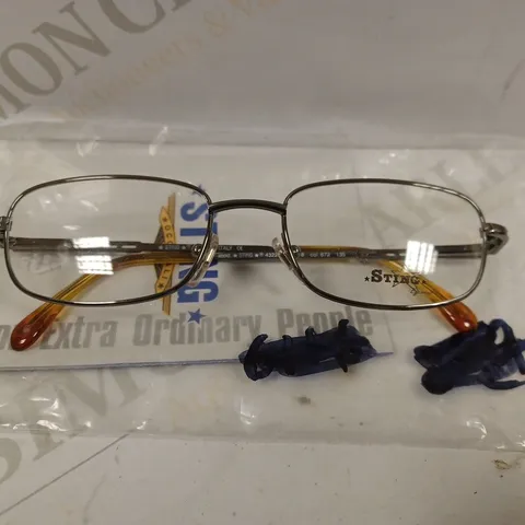 BOX OF APPROX 6 STING 4322 SILVER/ORANGE GLASSES 