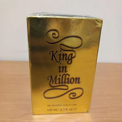 BOXED AND SEALED KING IN MILLION EAU DE TOILETTE 100ML