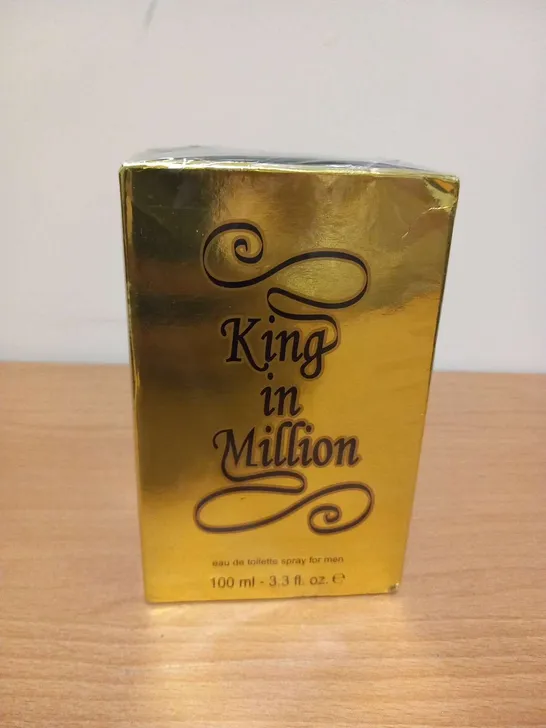 BOXED AND SEALED KING IN MILLION EAU DE TOILETTE 100ML