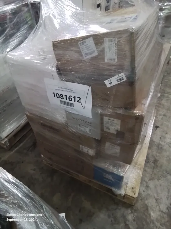 PALLET OF APPROXIMATELY 20 UNPROCESSED RAW RETURN HOUSEHOLD AND ELECTRICAL GOODS TO INCLUDE;