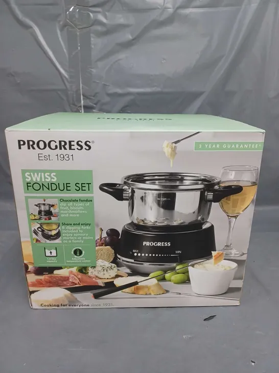 PROGRESS SWISS FONDUE SET