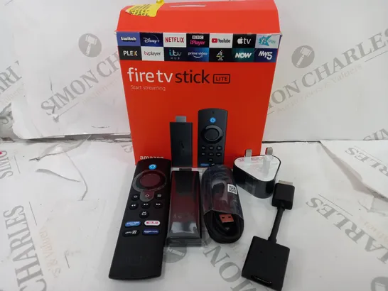 BOXED AMAZON FIRE TV STICK LITE