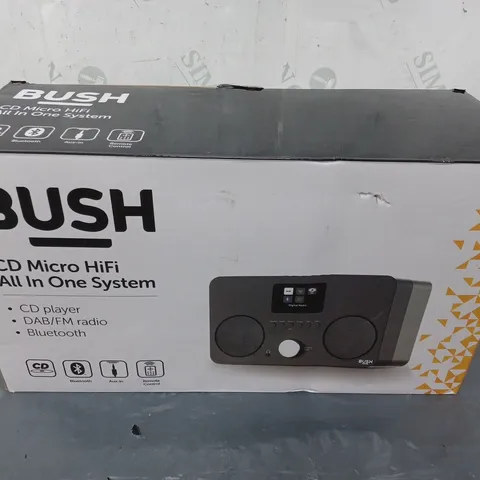 BOXED BUSH CD MICRO HIFI ALL IN ONE SYSTEM