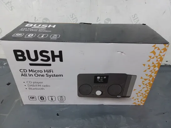 BOXED BUSH CD MICRO HIFI ALL IN ONE SYSTEM