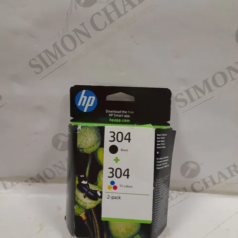 HP 304 INK CARTRIDGE TWIN PACK BLACK/TRI-COLOR CMY 3JB05AE (SEALED)