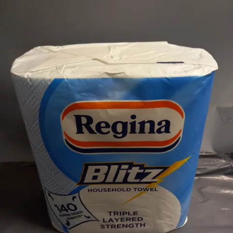 4 REGINA 2 PACKS BLITZ HOUSEHOLD TOWELS