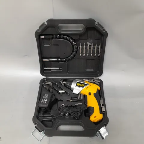 BOXED WOLF 3.6V CORDLESS SCREWDRIVER KIT