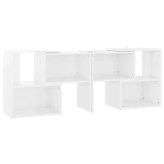 BOXED VIDAXL TV CABINET HIGH GLOSS WHITE 104X30X52 CM ENGINEERED WOOD (1 BOX)