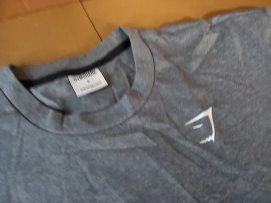 GYMSHARK GREY T-SHIRT - S