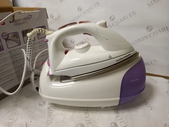 MORPHY RICHARDS JET STEAM GENERATOR IRON PINK/WHITE