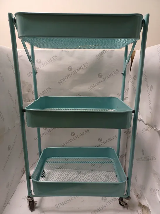 UNBRANDED LIGHT BLUE STORAGE SHELF