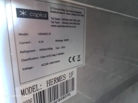 CAPITOL TALL COMMERCIAL FREEZER Model HERMES 1F