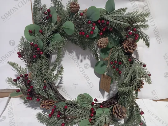 DIBOR DECORATIVE HANDMADE FESTIVE WREATH