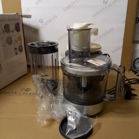 KENWOOD COMPACT FOOD PROCESSOR - SILVER AND GREY