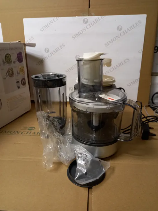 KENWOOD COMPACT FOOD PROCESSOR - SILVER AND GREY